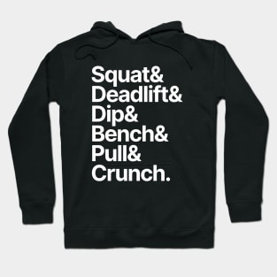 Gym | Squat Deadlift Dip Bench Pull Crunch Hoodie